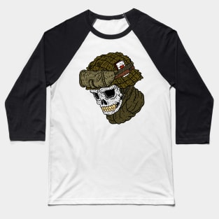 skull soldier. ww2. hand drawn illustration. Baseball T-Shirt